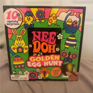 Nee Doh Golden Egg Hunt Squishy Toy - Green & Multi-Color